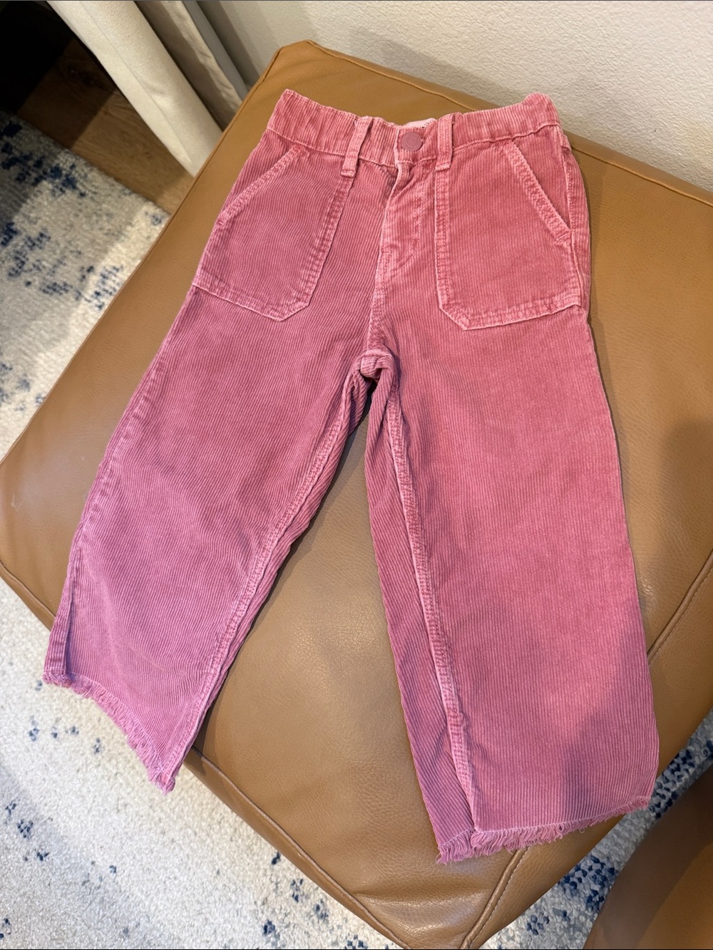 Zara Rose Pink Corduroy Kids Pants